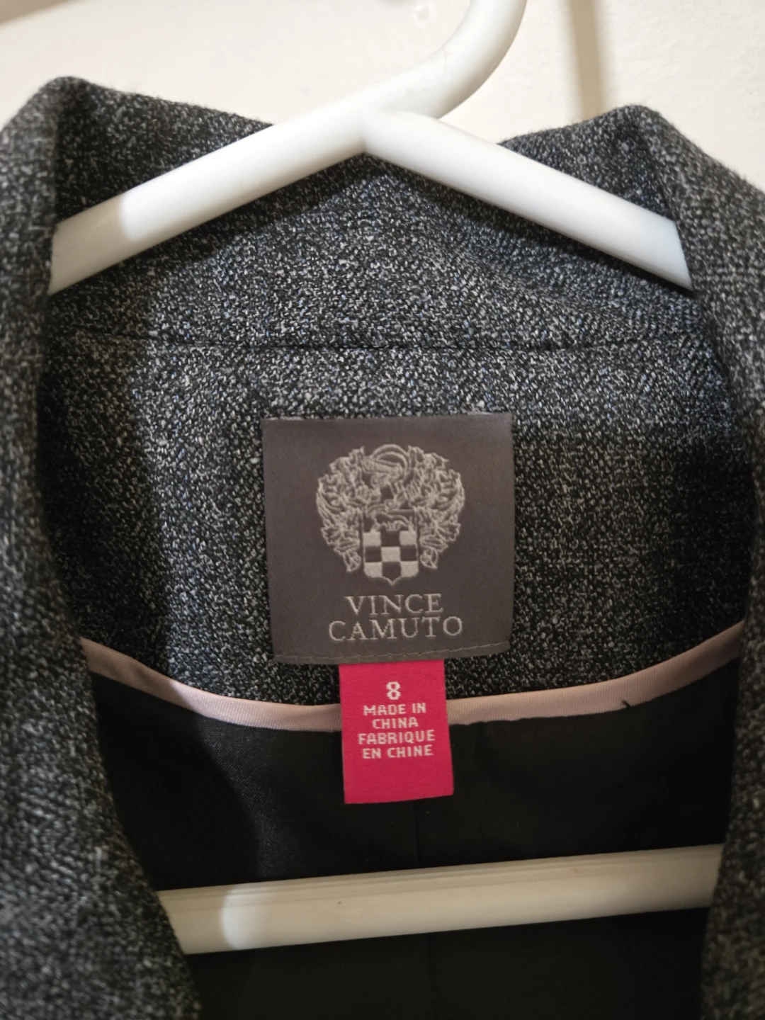 Vince Camuto Gray Peplum Blazer Jacket - Size 8 - photo 2