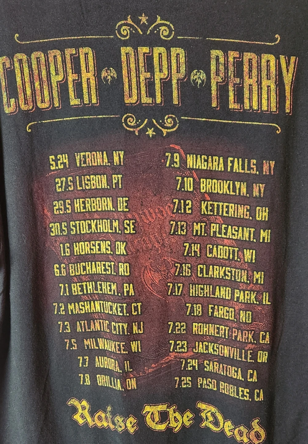 Hollywood Vampires Tour T - Shirt - photo 5