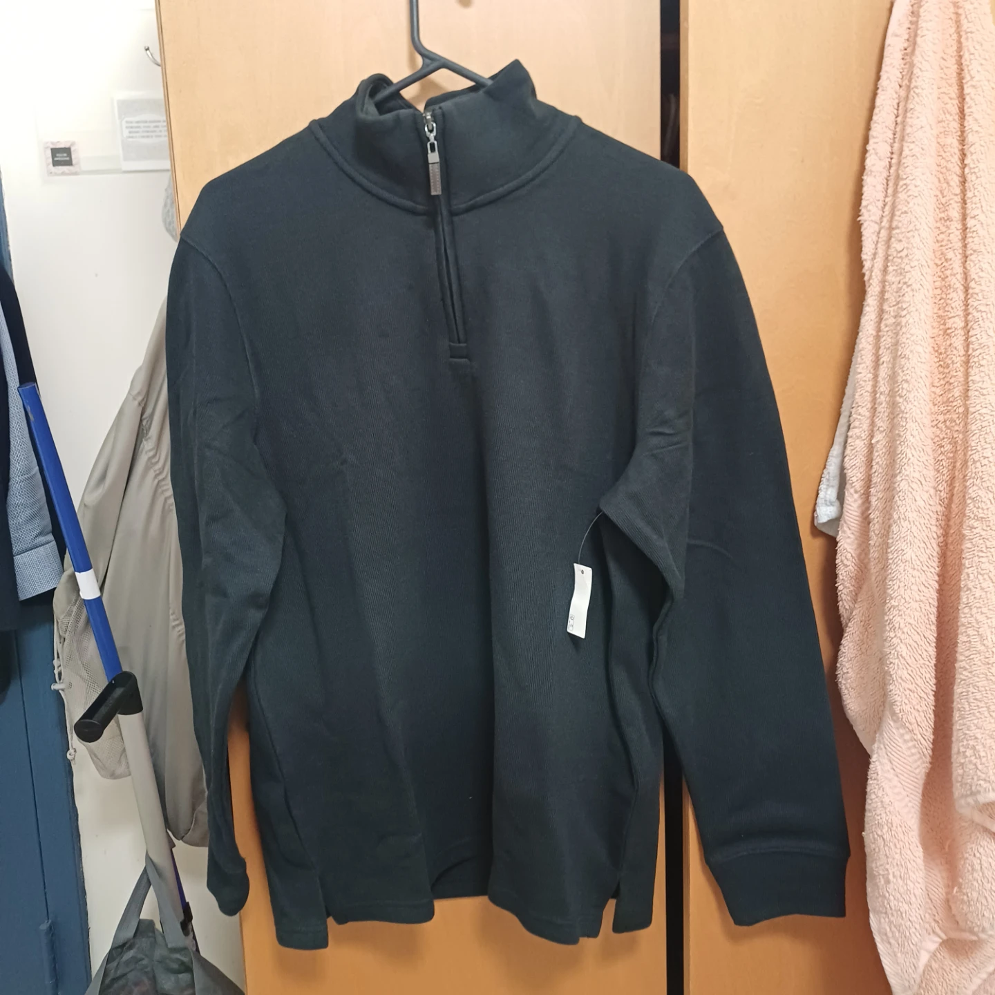 Men's Quarter Zip Pullover Sweater