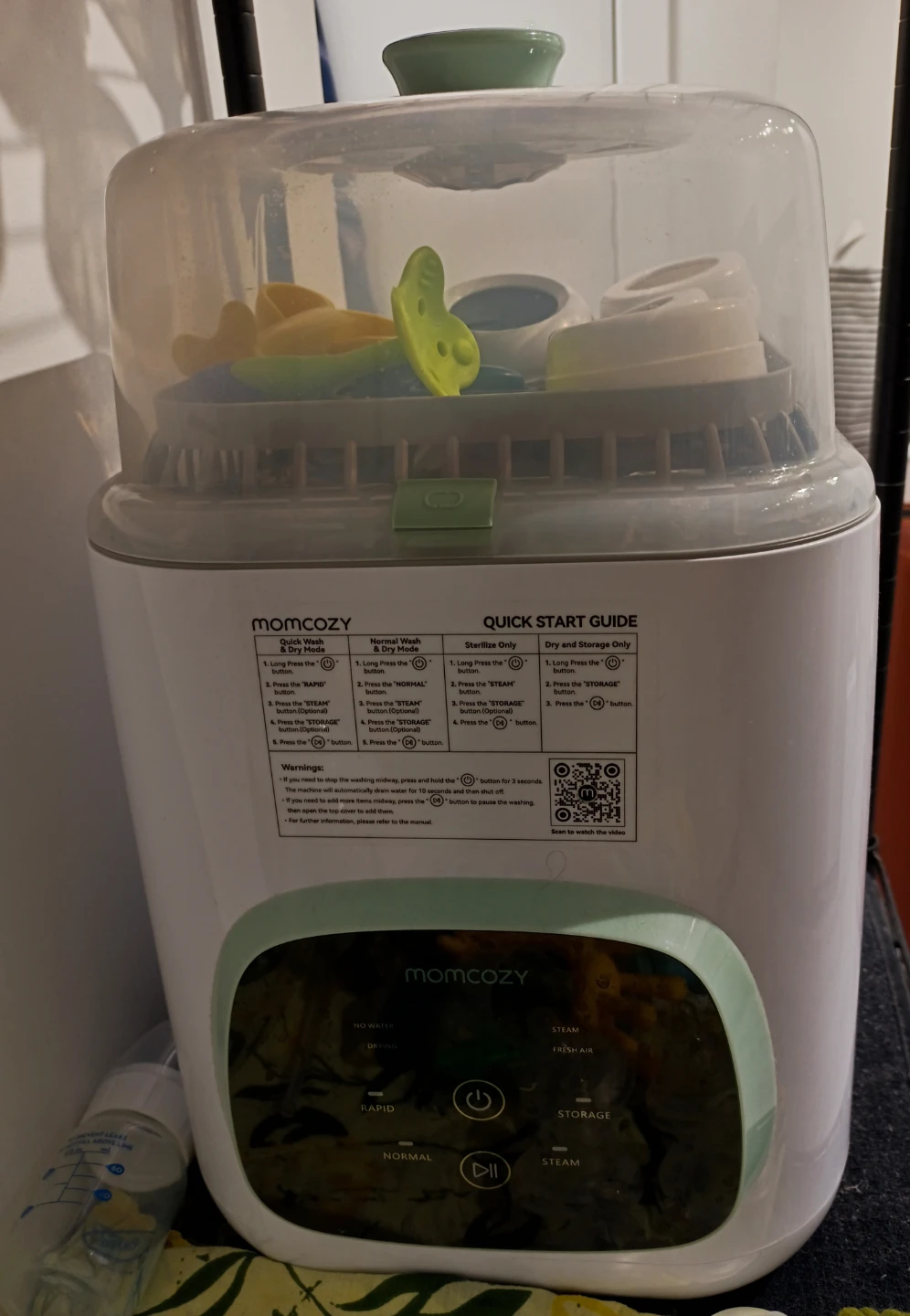 Momcozy KleanPal Pro – Automatic Baby Bottle Washer,Dryer