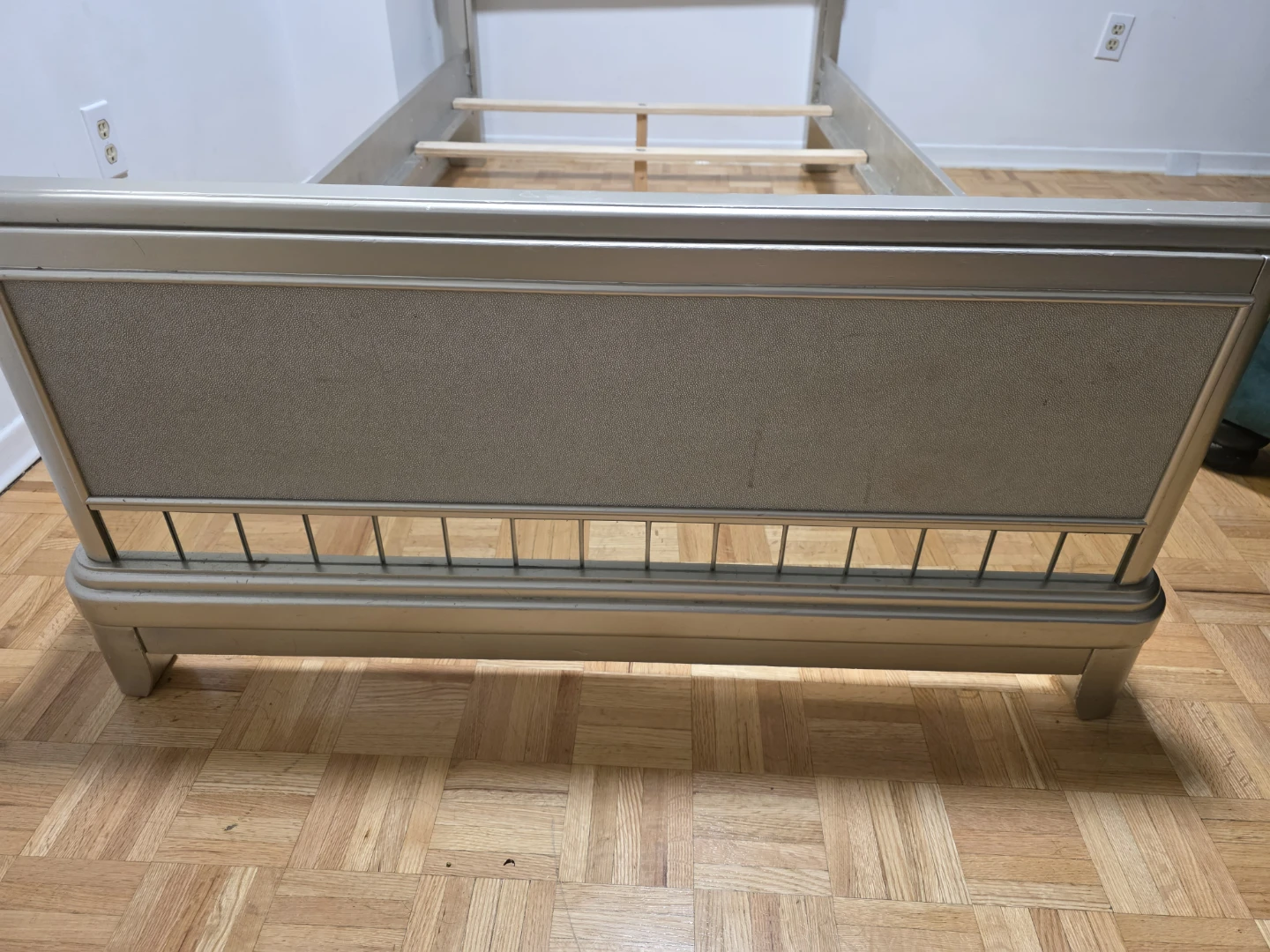 Silver Bed Frame twin size - photo 3