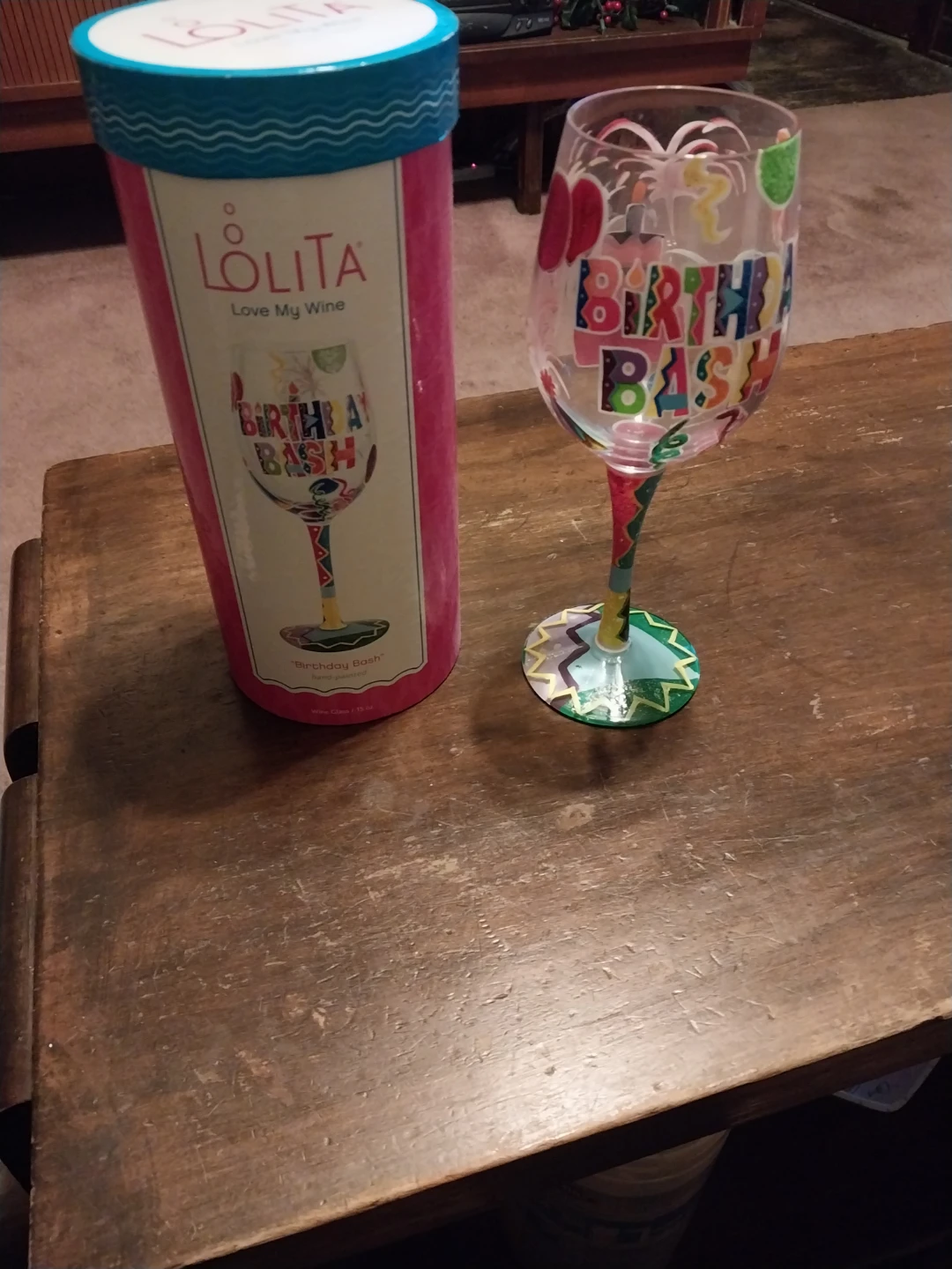 Lolita 'Birthday Bash' Wine Glass with Box - photo 2