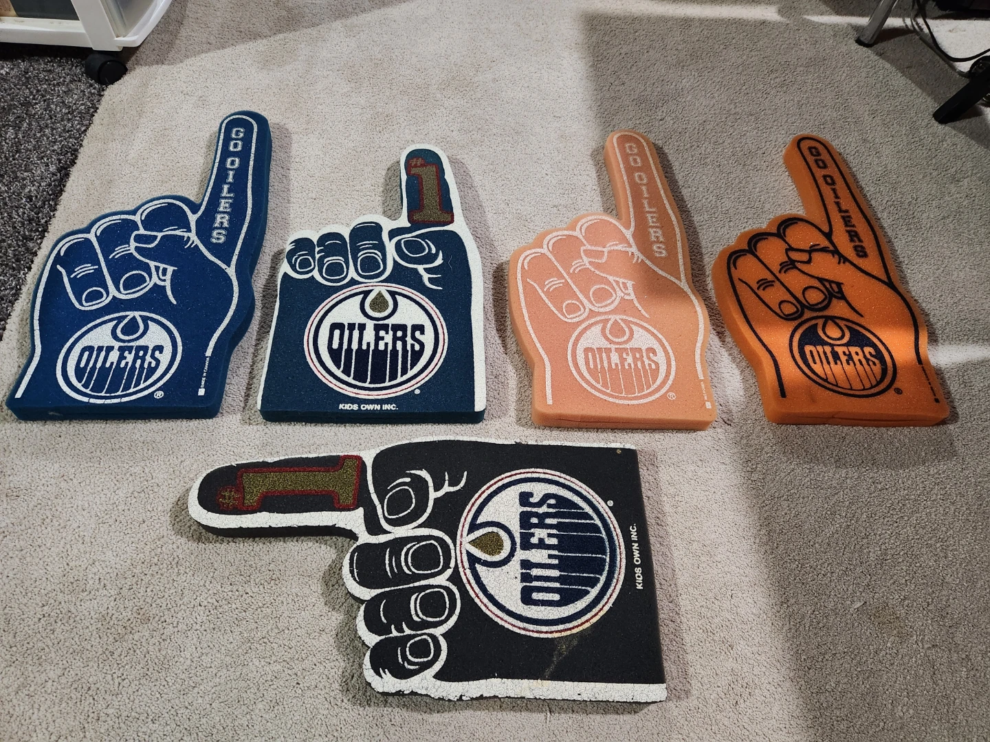 Edmonton Oilers Foam Fan Fingers