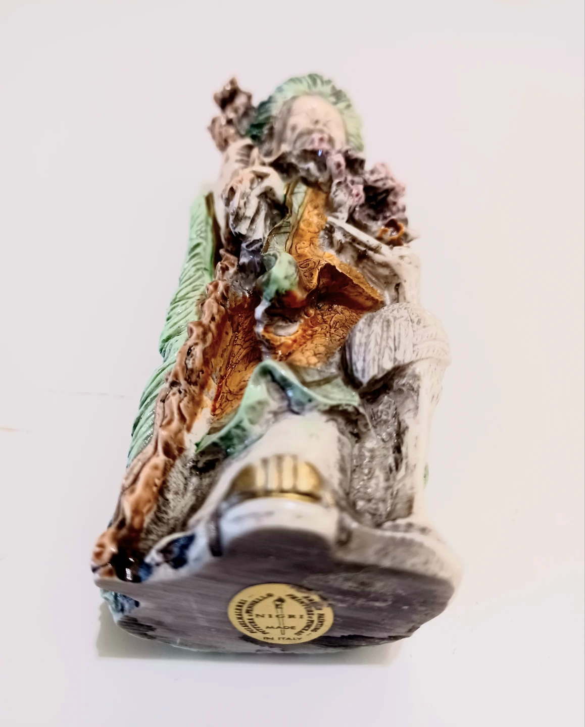 Unique Italian Hand Painted Nigri Sculpture - photo 5