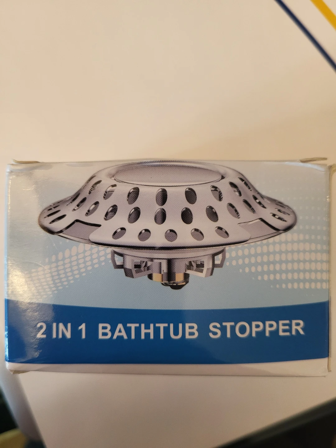 New 2 in 1 Bathtub Stopper
