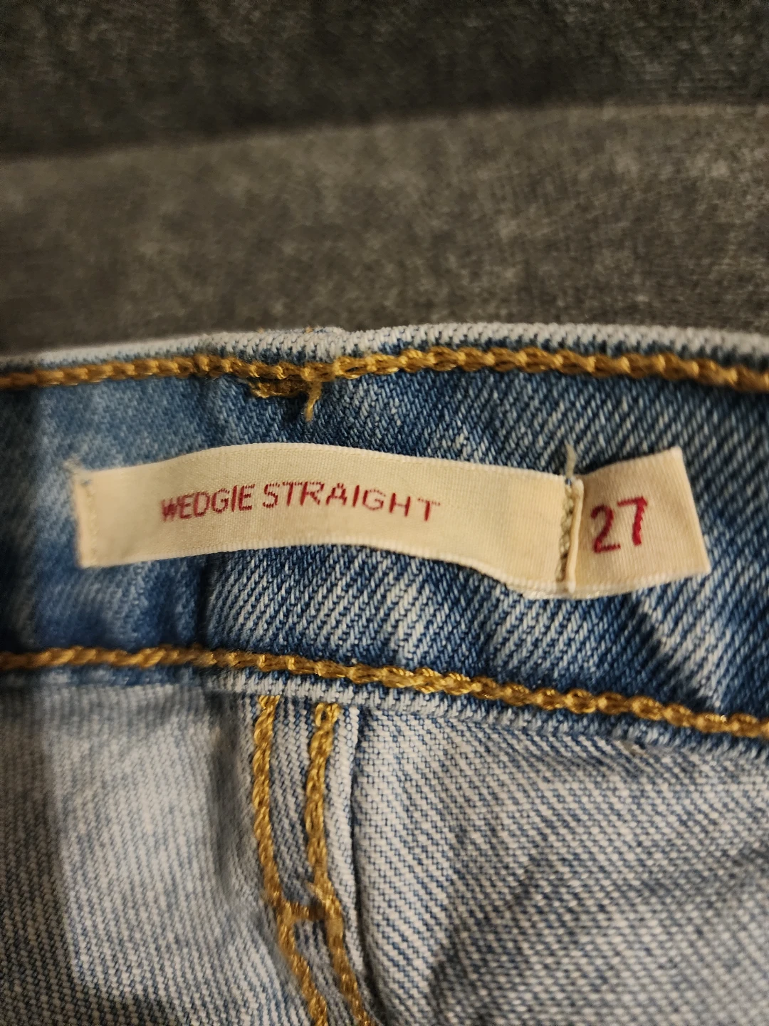 Levi's Premium Wedgie Straight Jeans - Size 27 - photo 2