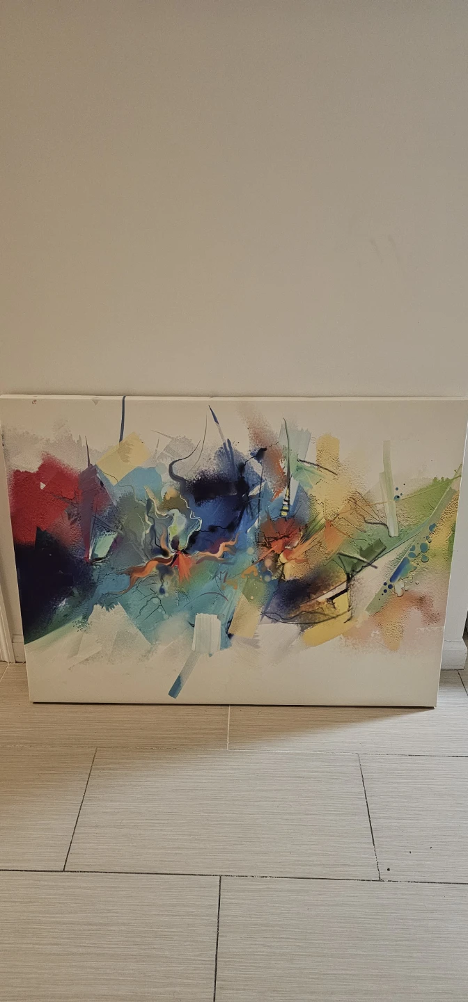 Abstract Art Canvas Painting 40×30 - photo 2