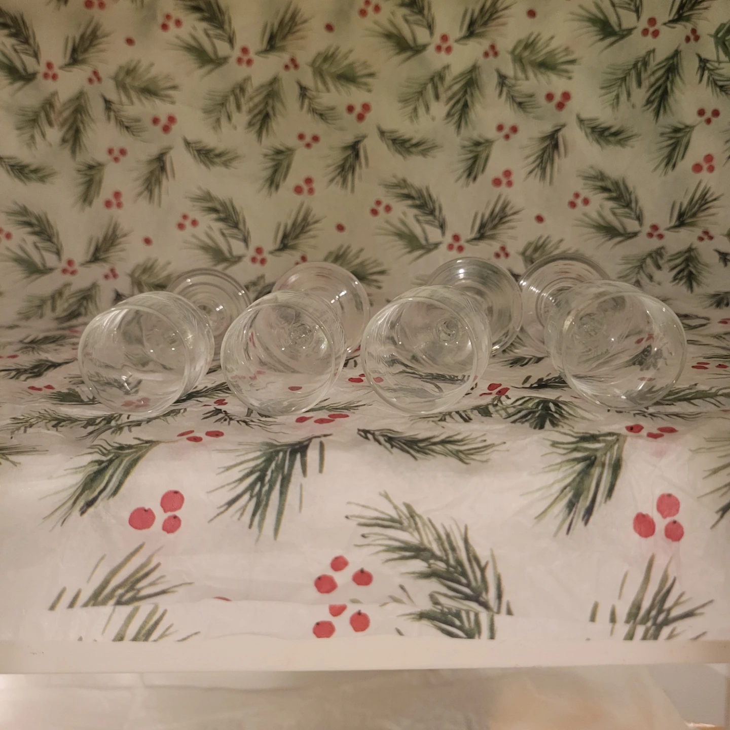 Set of 4 Etched Cordial Glasses - photo 2