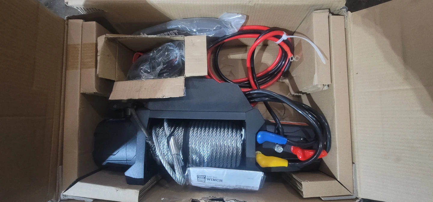 POWERFIST 12,000 lb 12V DC Winch - New in Box - photo 2