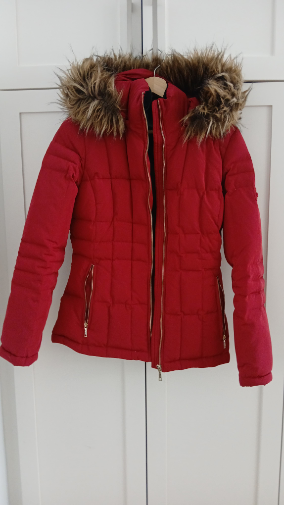 Calvin Klein Red Puffer Jacket XS - photo 2