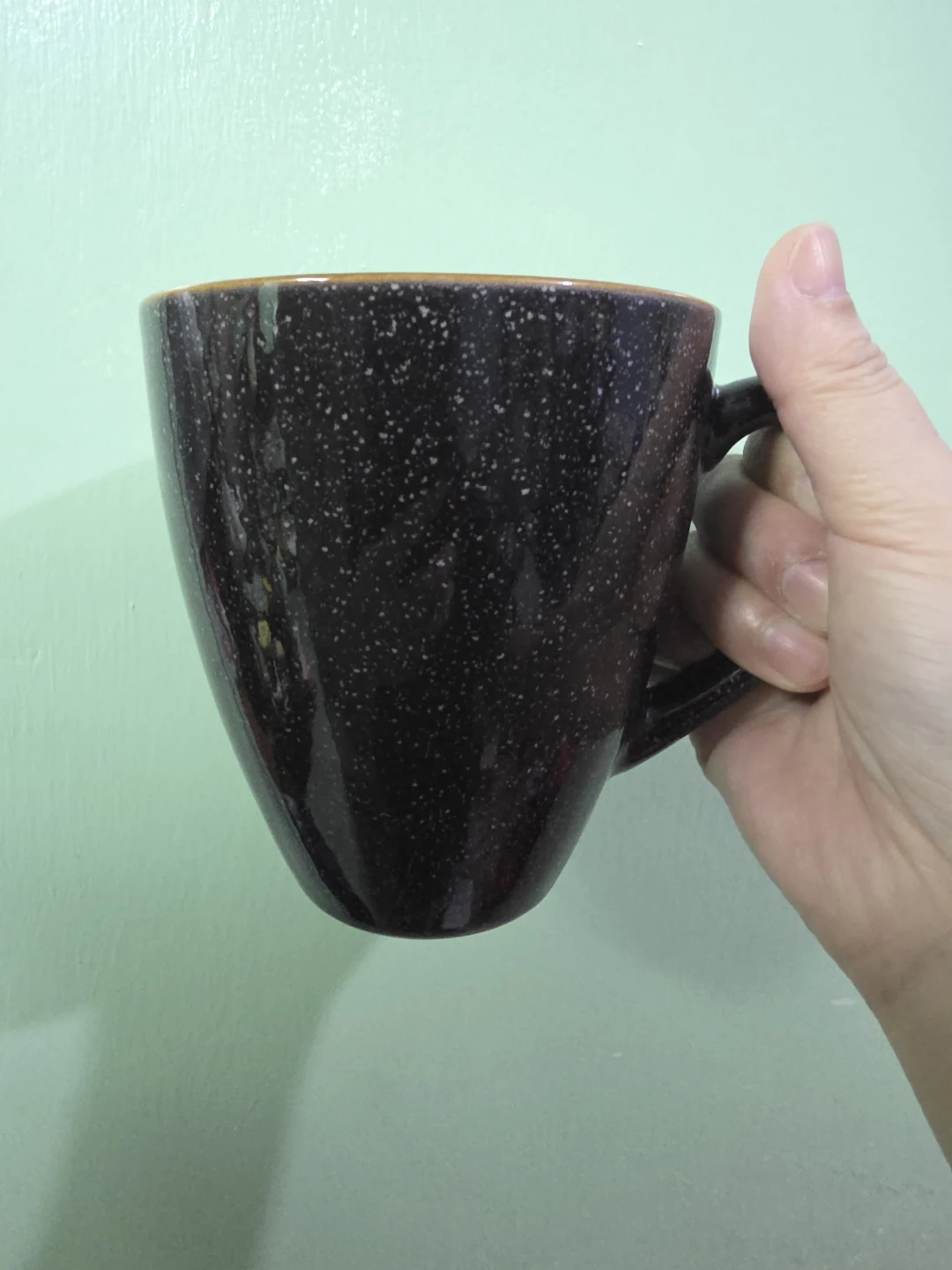2 Better Homes & Gardens Speckled Black Mugs