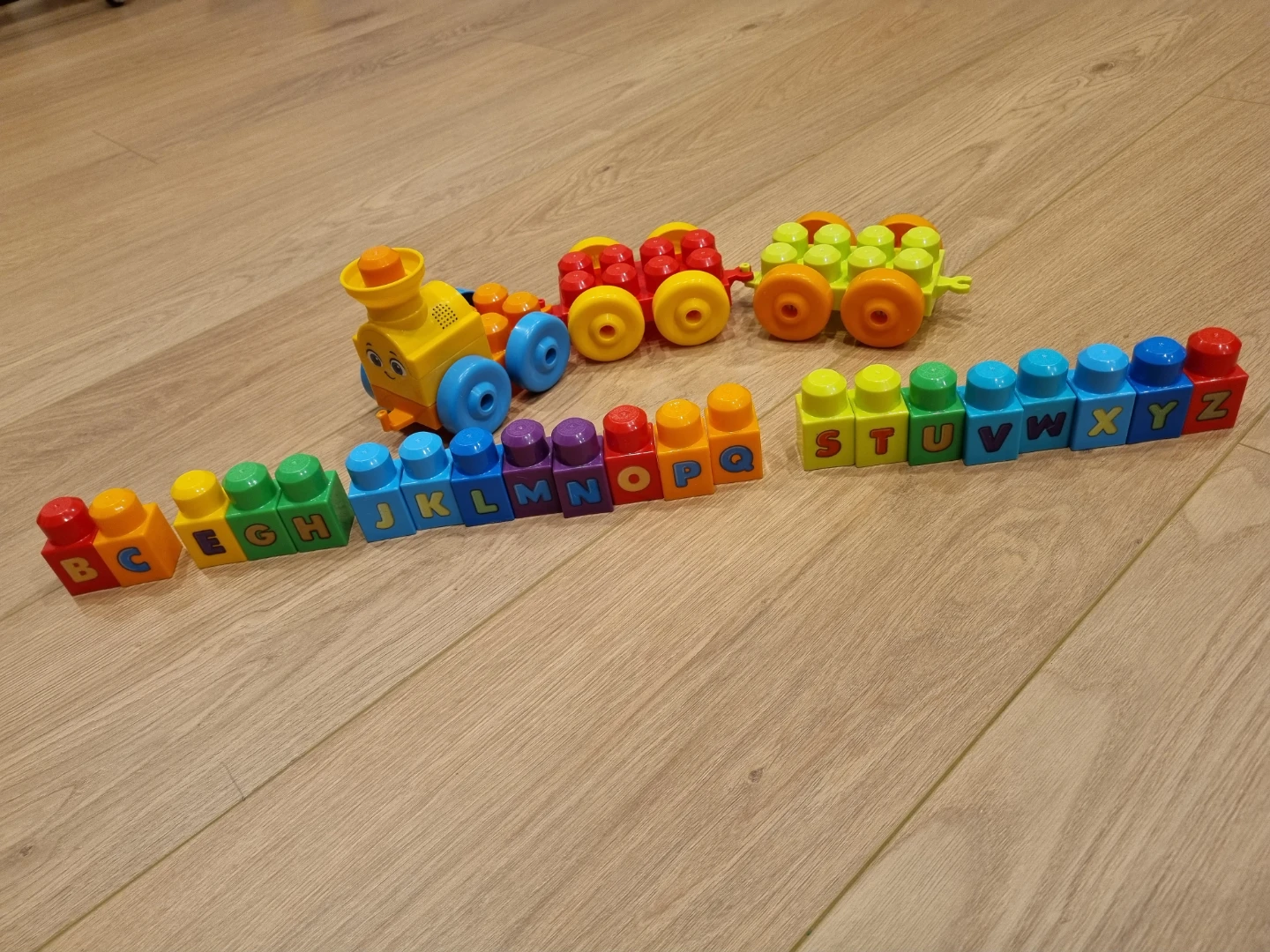 Mega Bloks ABC Learning Train
