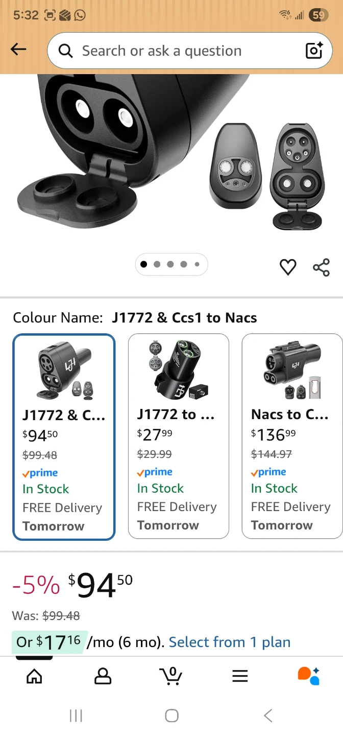 2in1 CCS & J1772 to TPC Adapter for Electric Vehicle Charging - photo 5