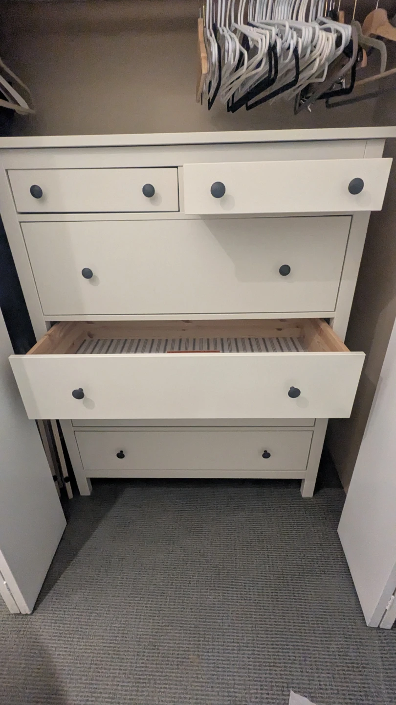 IKEA HEMNES White 6-Drawer Dresser with Organizers - photo 3