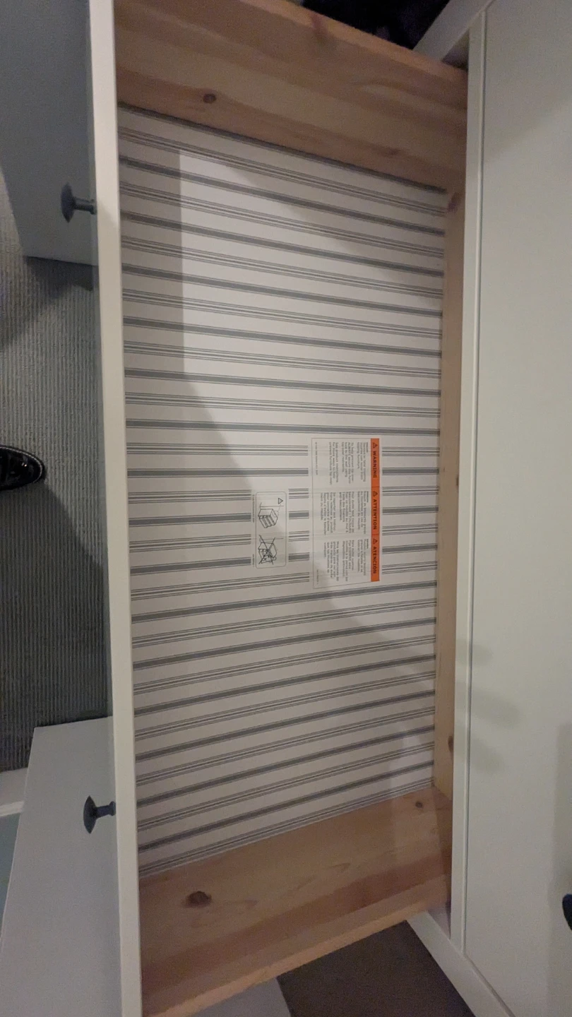 IKEA HEMNES White 6-Drawer Dresser with Organizers - photo 5