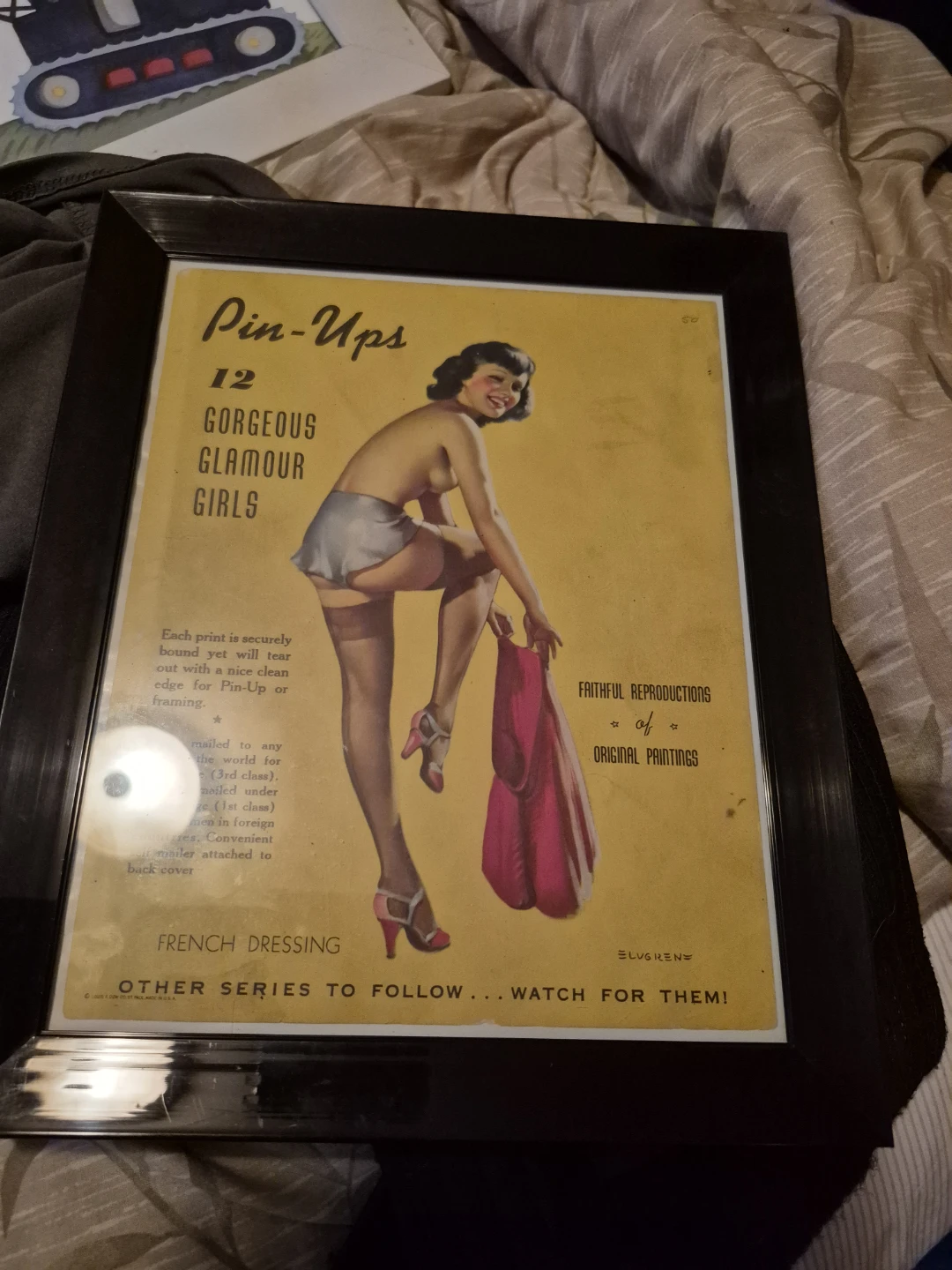 Pin-Ups 12 Gorgeous Glamour Girls Art Print