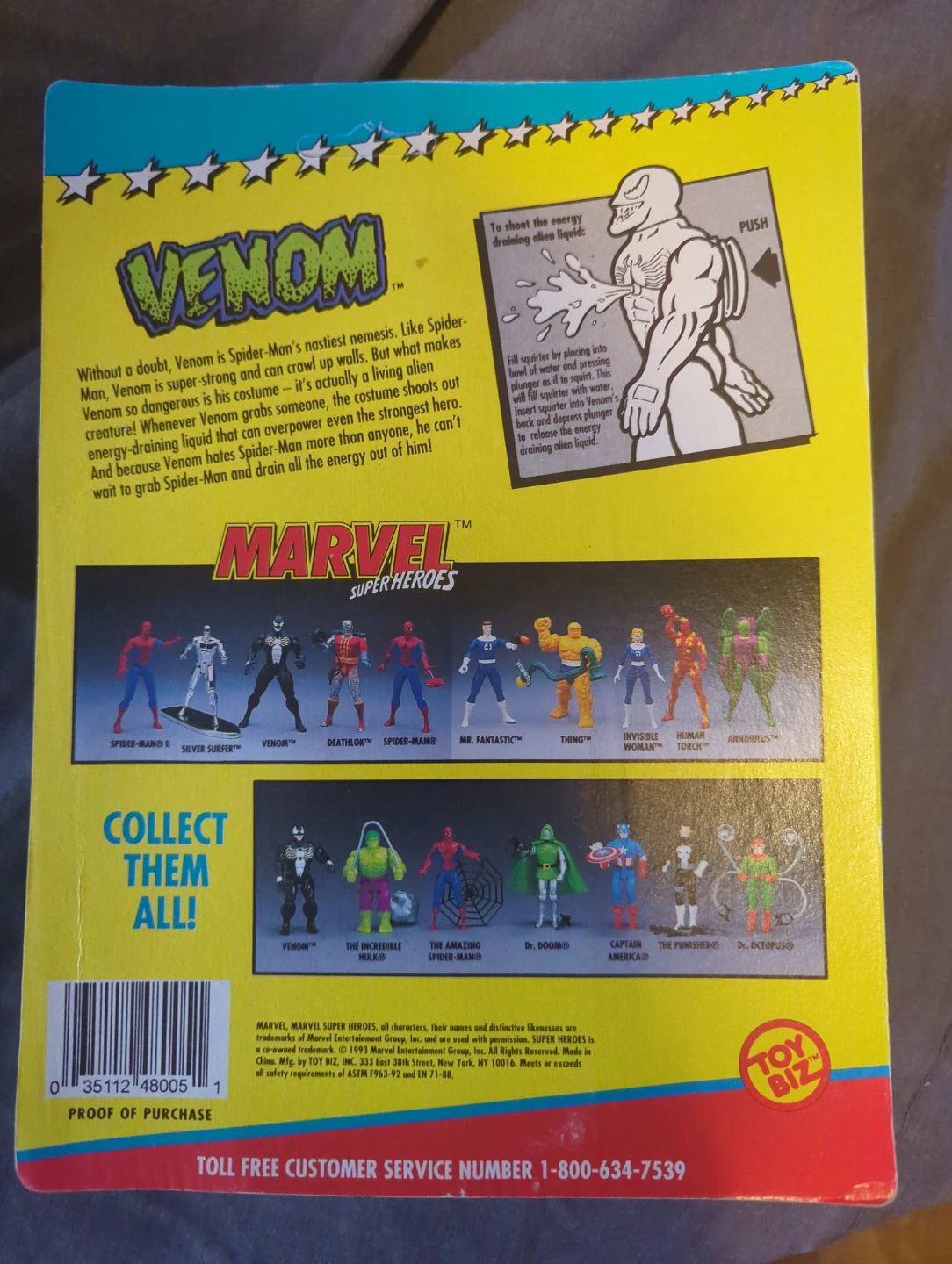 Marvel Venom Action Figure - New in Box - photo 2
