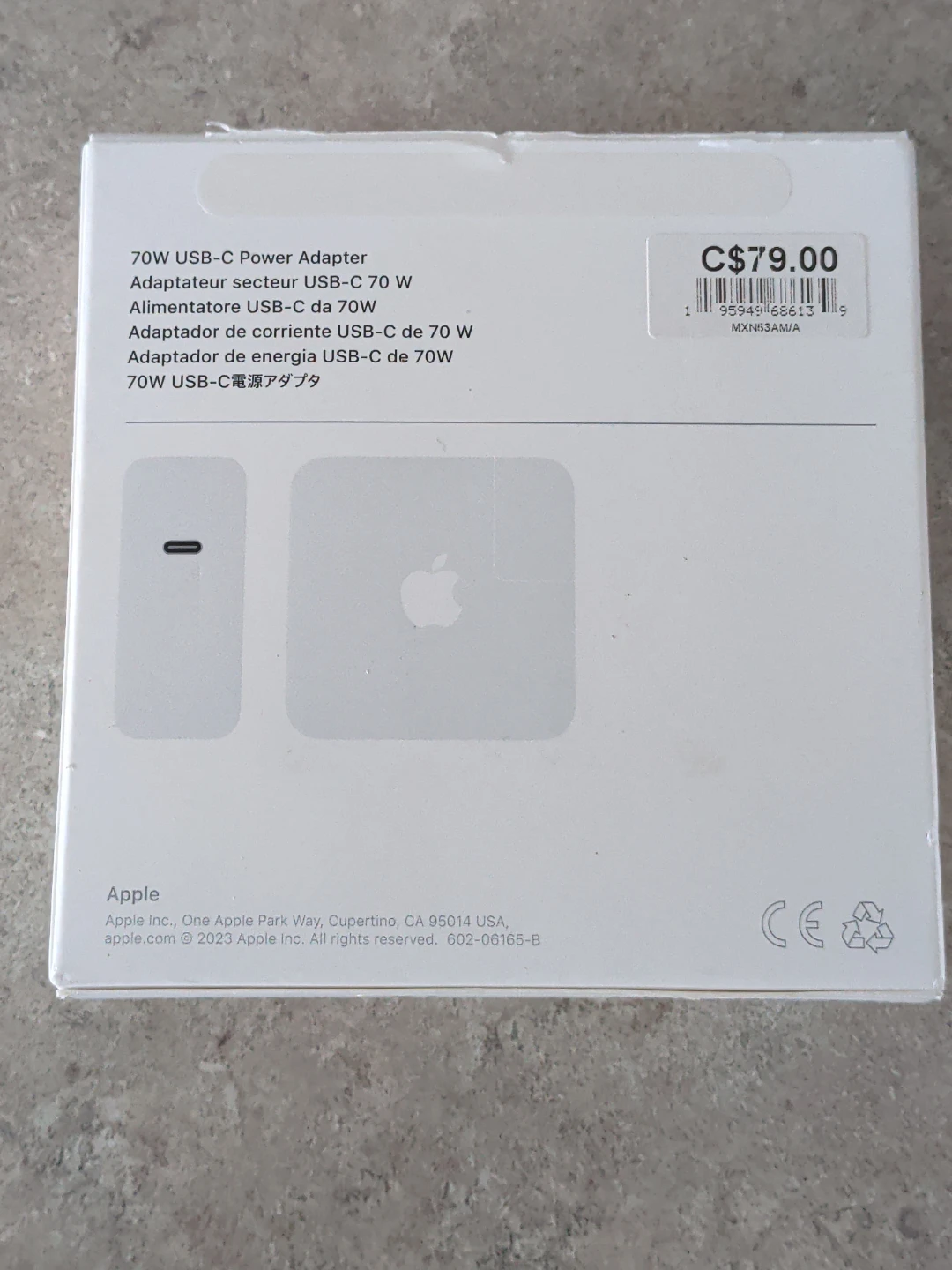 New Apple 70W USB-C Power Adapter - photo 2