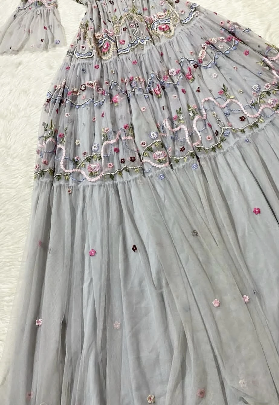Needle and thread, Embroidered Tulle Maxi Dress - photo 3