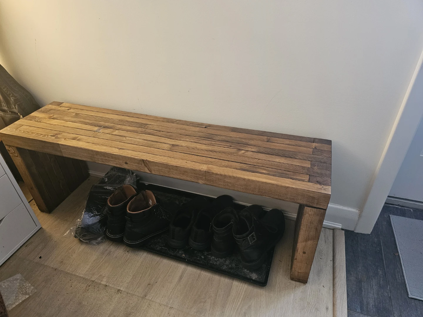 Wooden Bench - Entryway or Mudroom , custom made - photo 5
