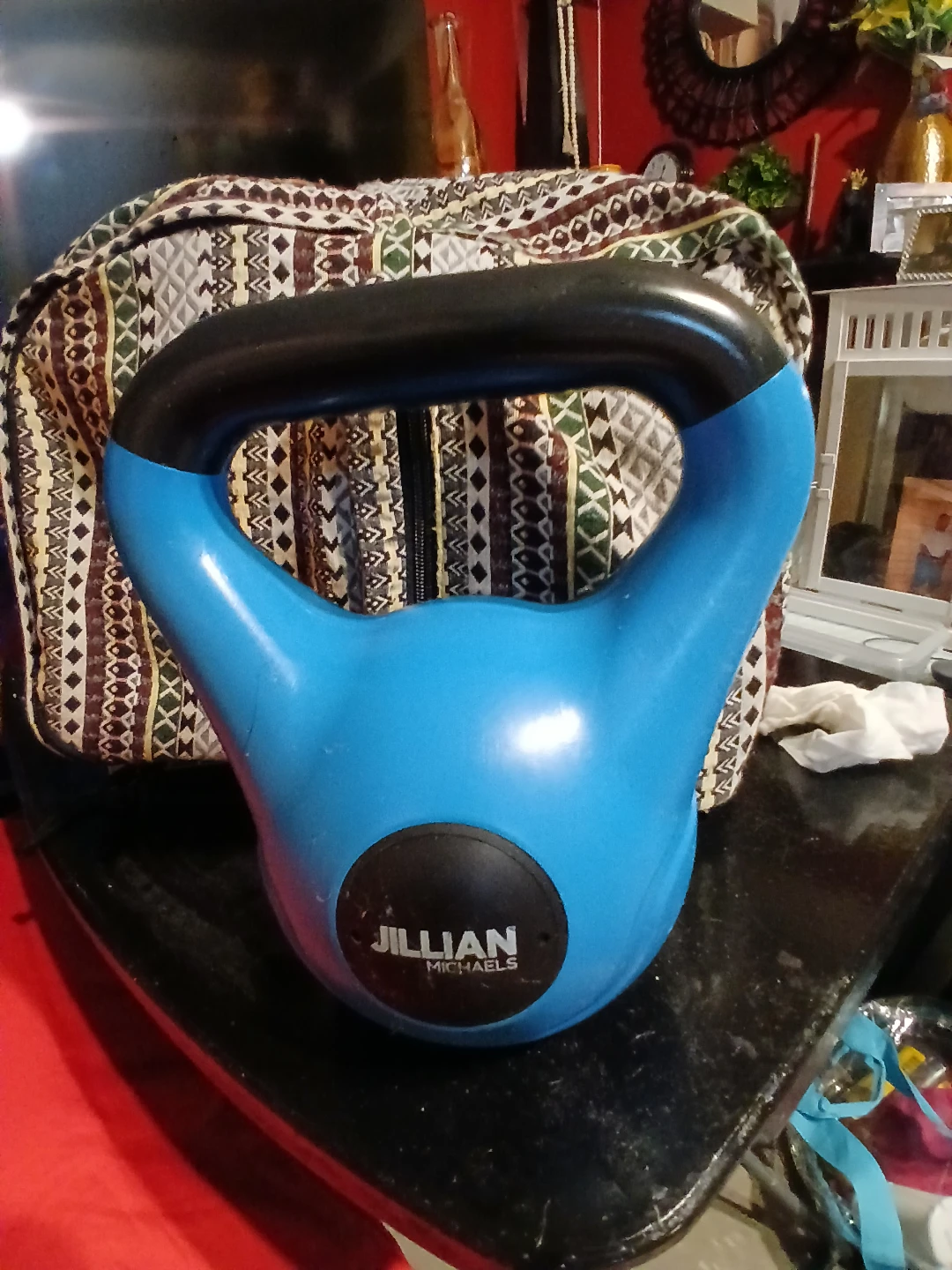 Jillian Michaels 8 lb Kettlebell - Blue