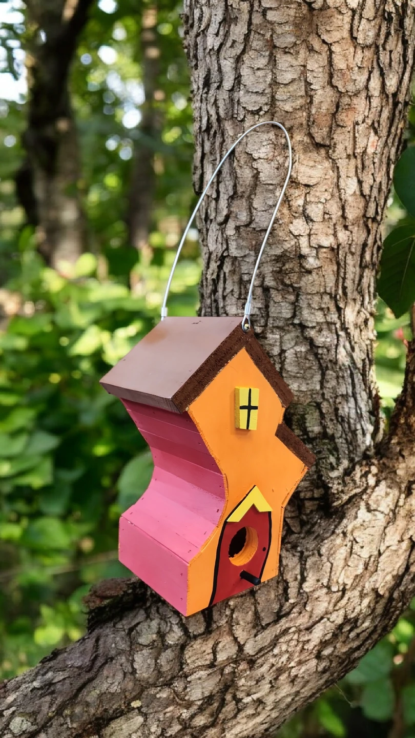DR Seuss Handmade Wooden Birdhouse - photo 3