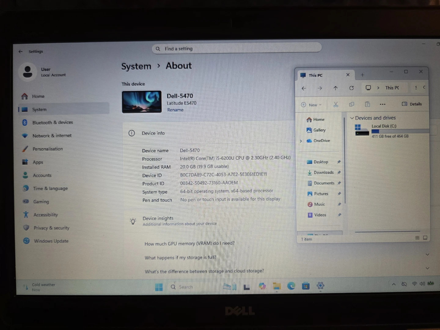 Dell Latitude E5470 Laptop - photo 2