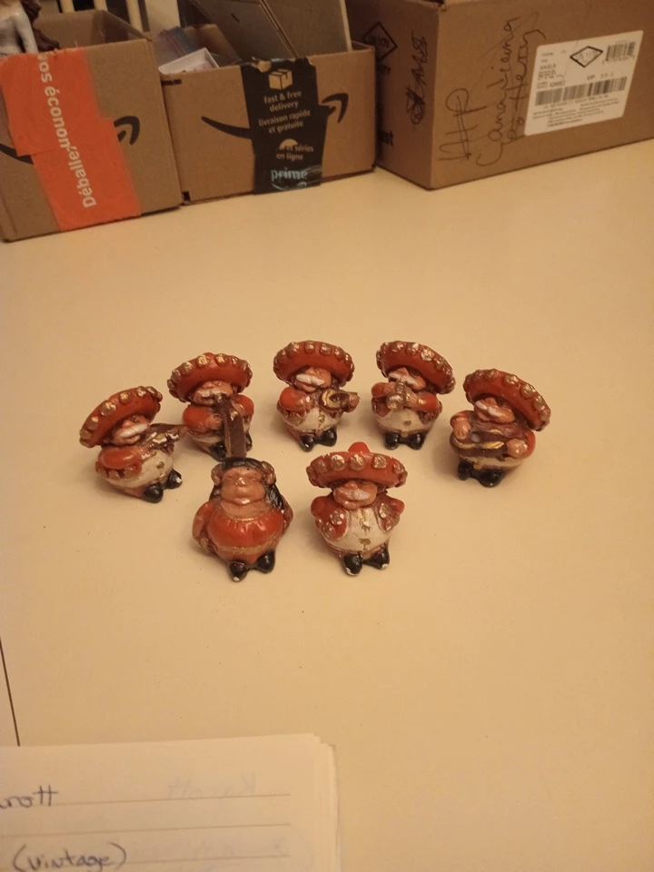 Vintage Mariachi Band Figurine Set