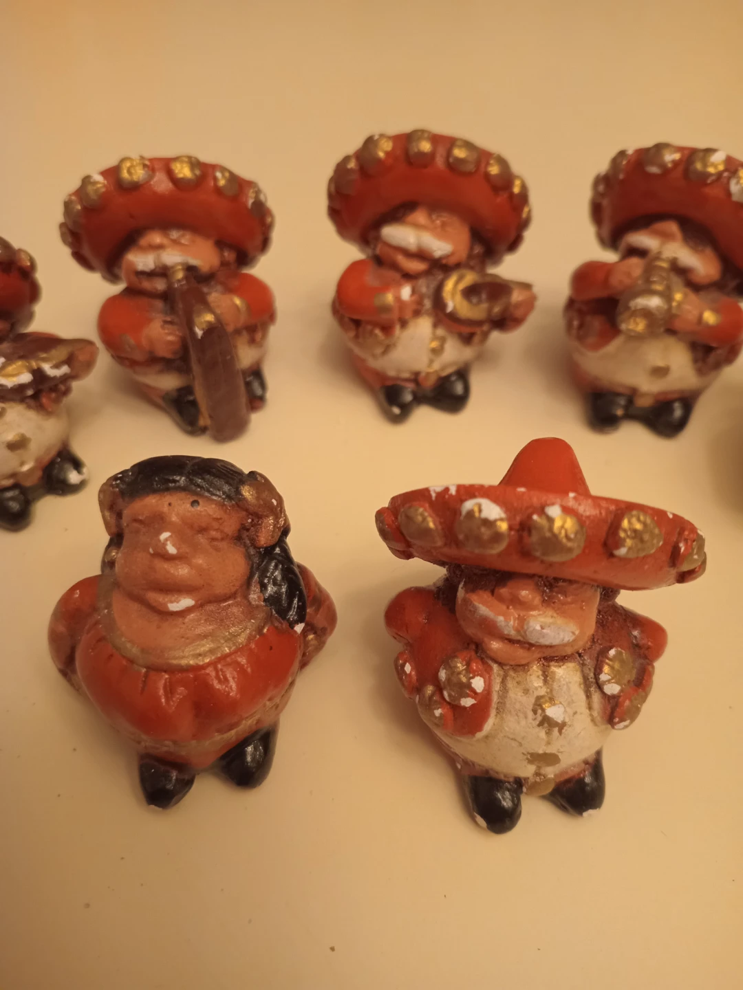 Vintage Mariachi Band Figurine Set - photo 4