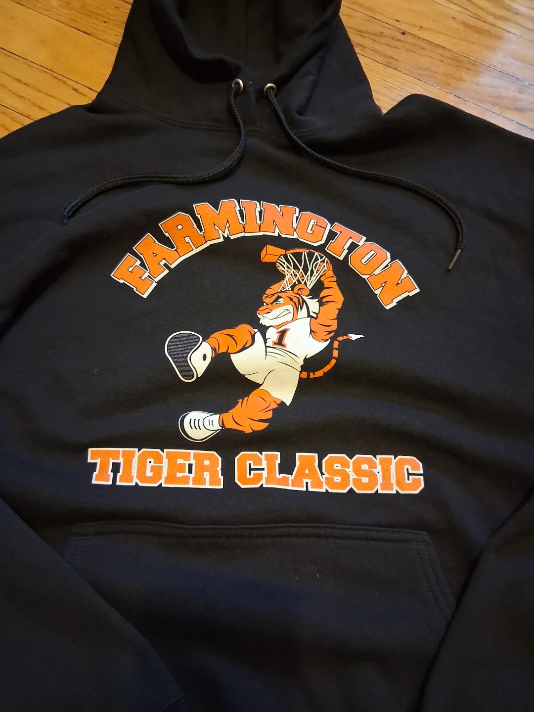 Champion Black Hoodie - Farmington Tiger Classic