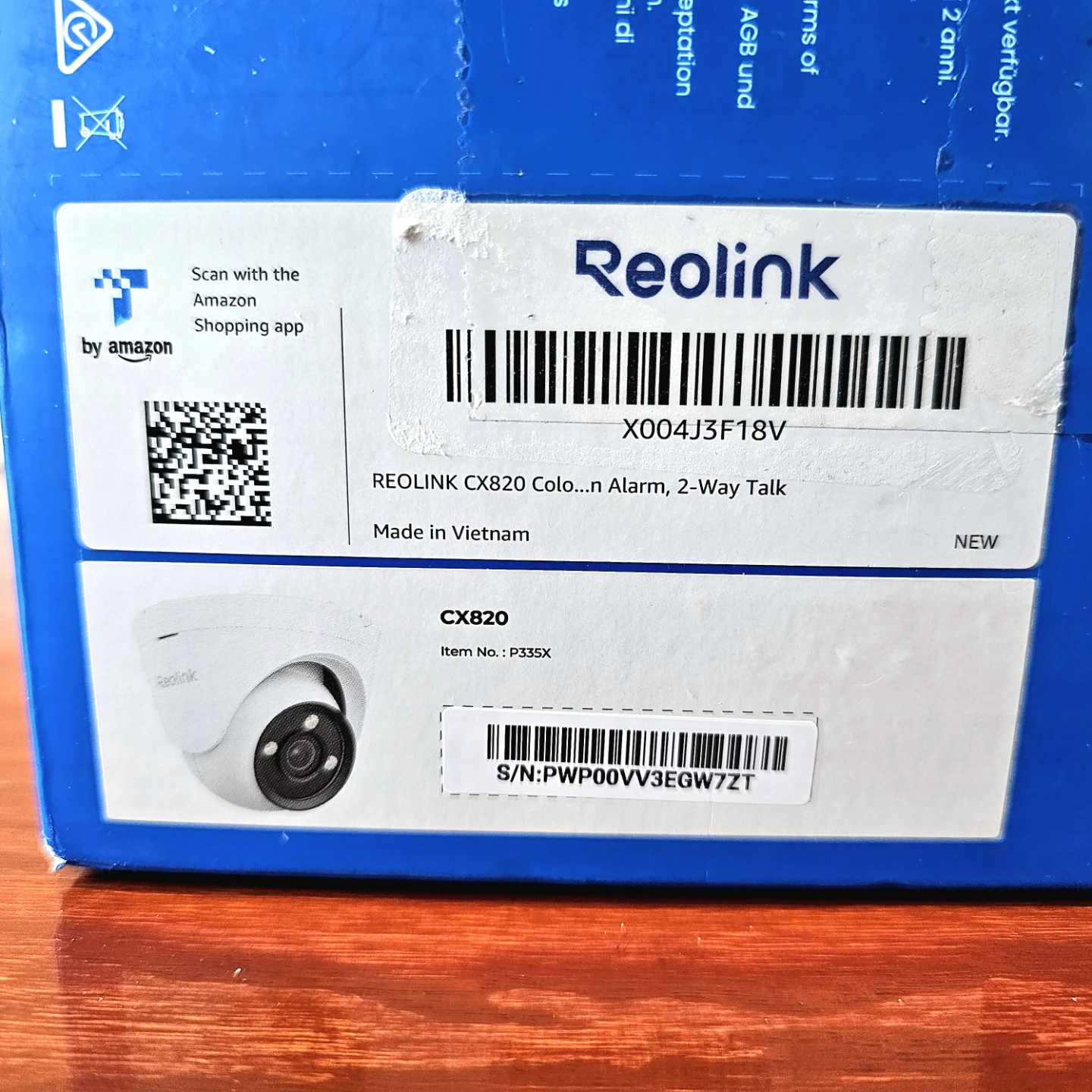 Reolink 4K PoE Color Night Vision Security Camera CX820 Dome - photo 3