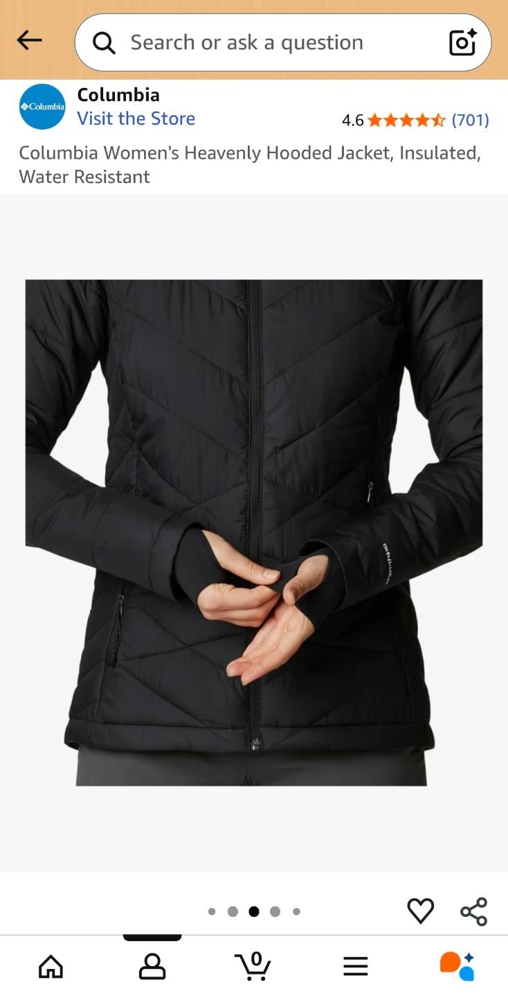 Columbia Women's Heavenly Hooded Jacket - Black - photo 4