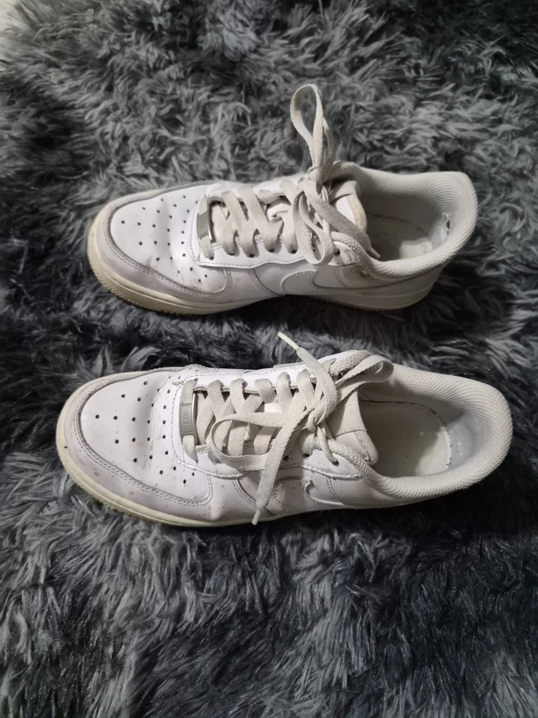 Nike Air Force 1 White Sneakers size 7