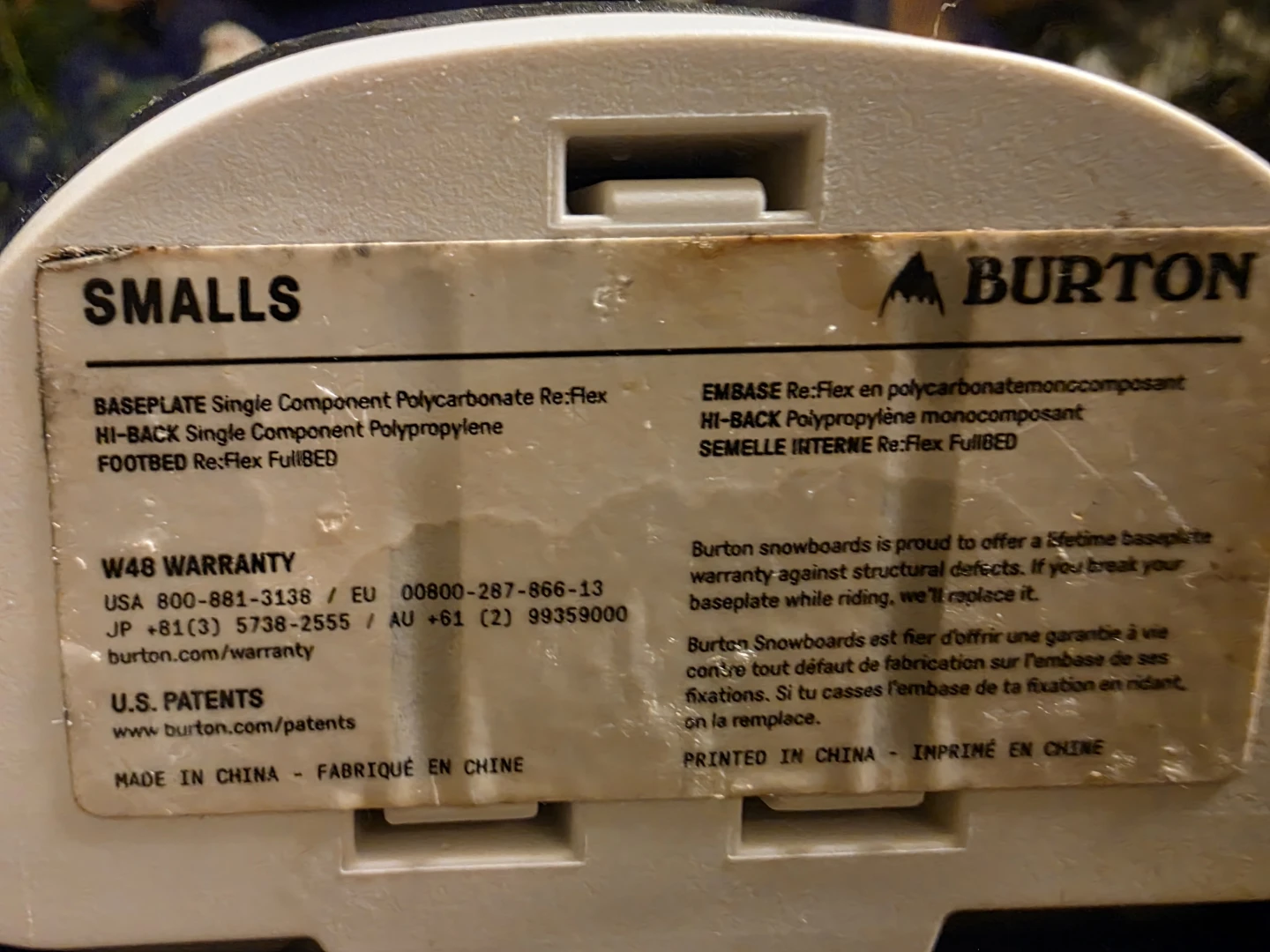 NEW - Burton Small Snowboard Bindings - photo 2