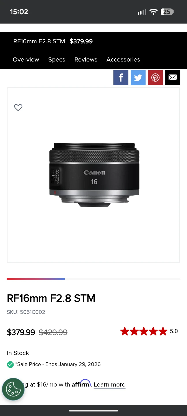 Canon RF 16mm F2.8 STM Lens - photo 4