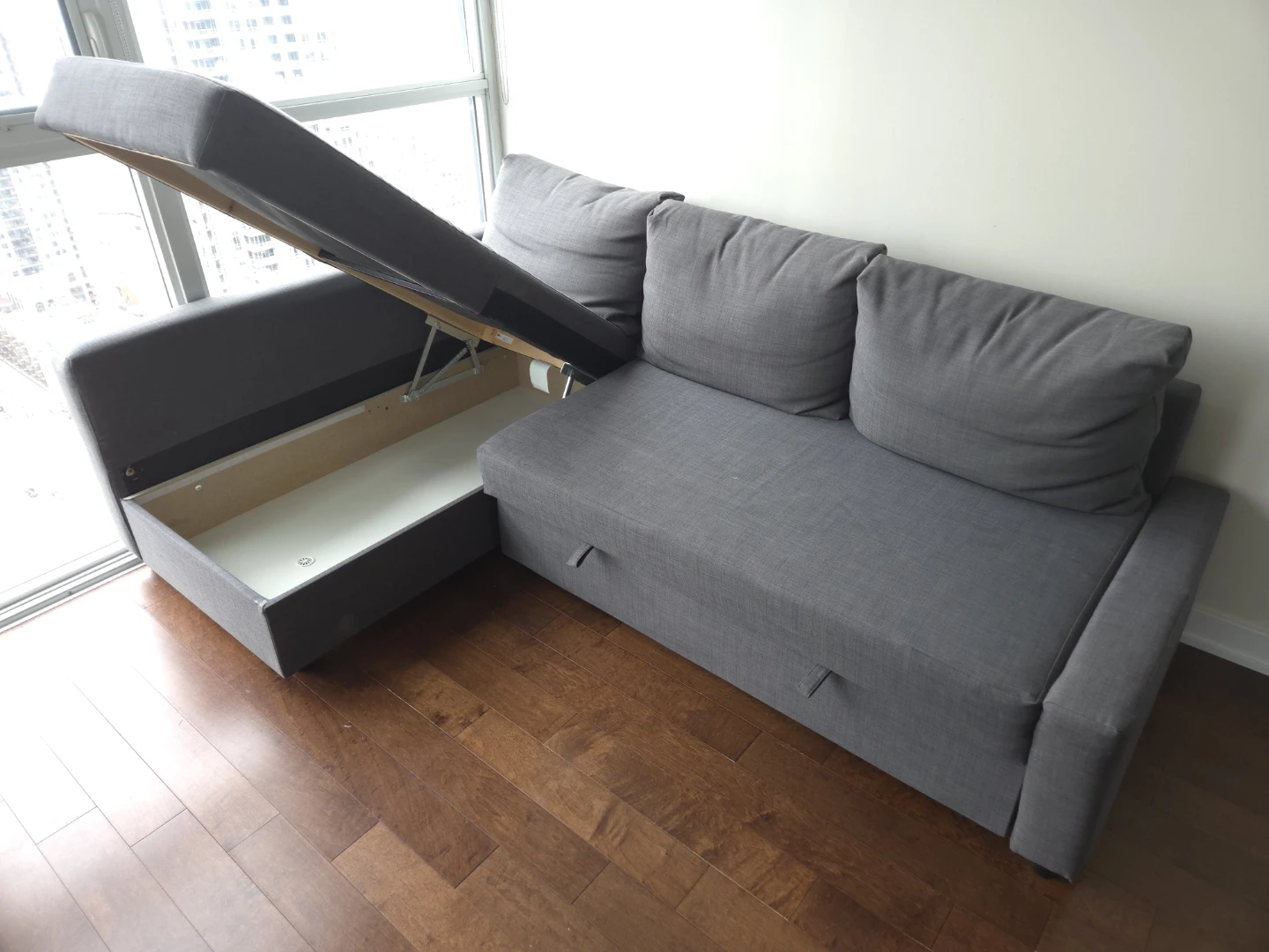 IKEA Friheten 5 seater L shaped corner sofa bed with storage - photo 2