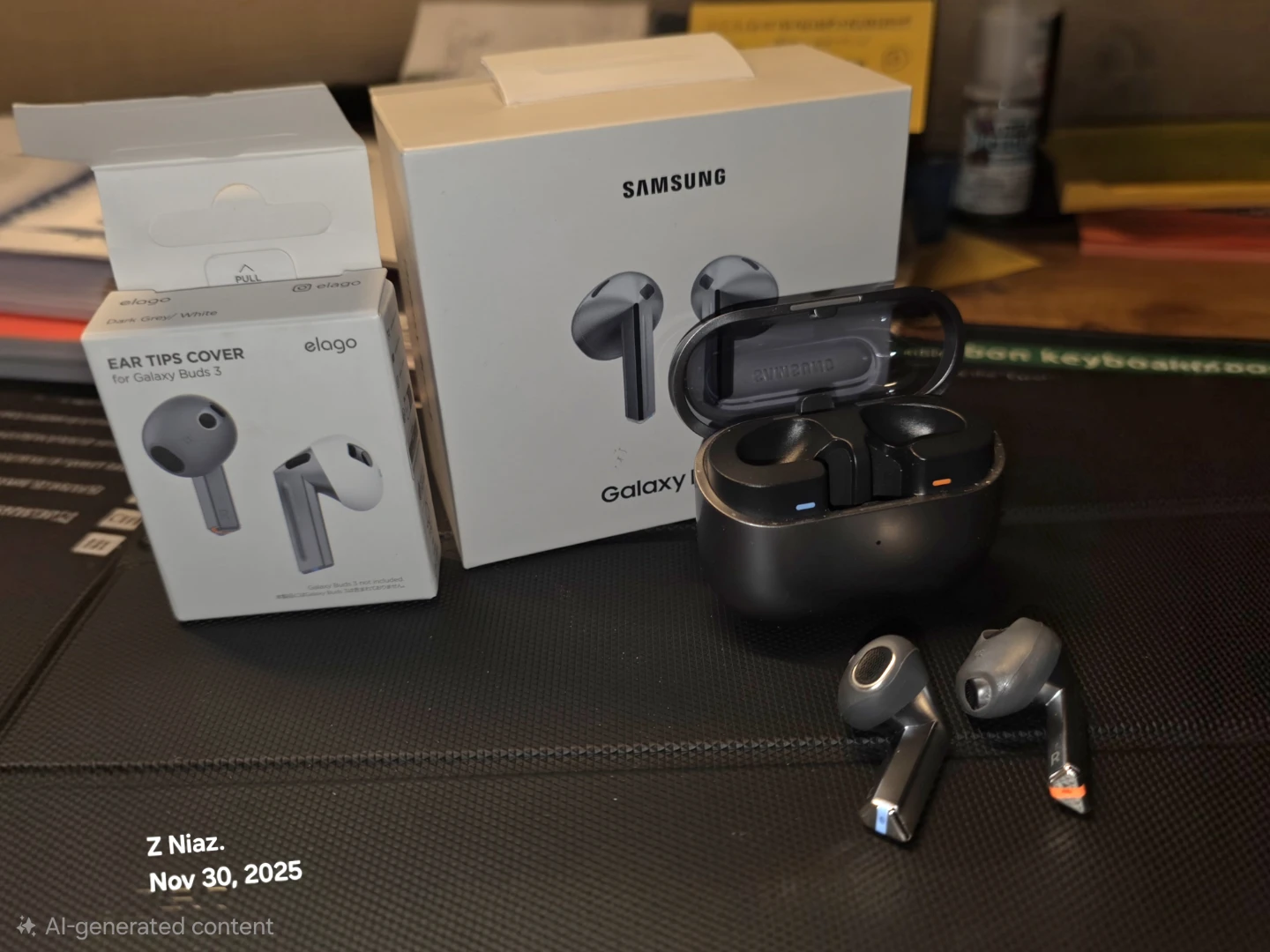 Samsung Galaxy Buds3 with Elago Ear Tips - photo 2