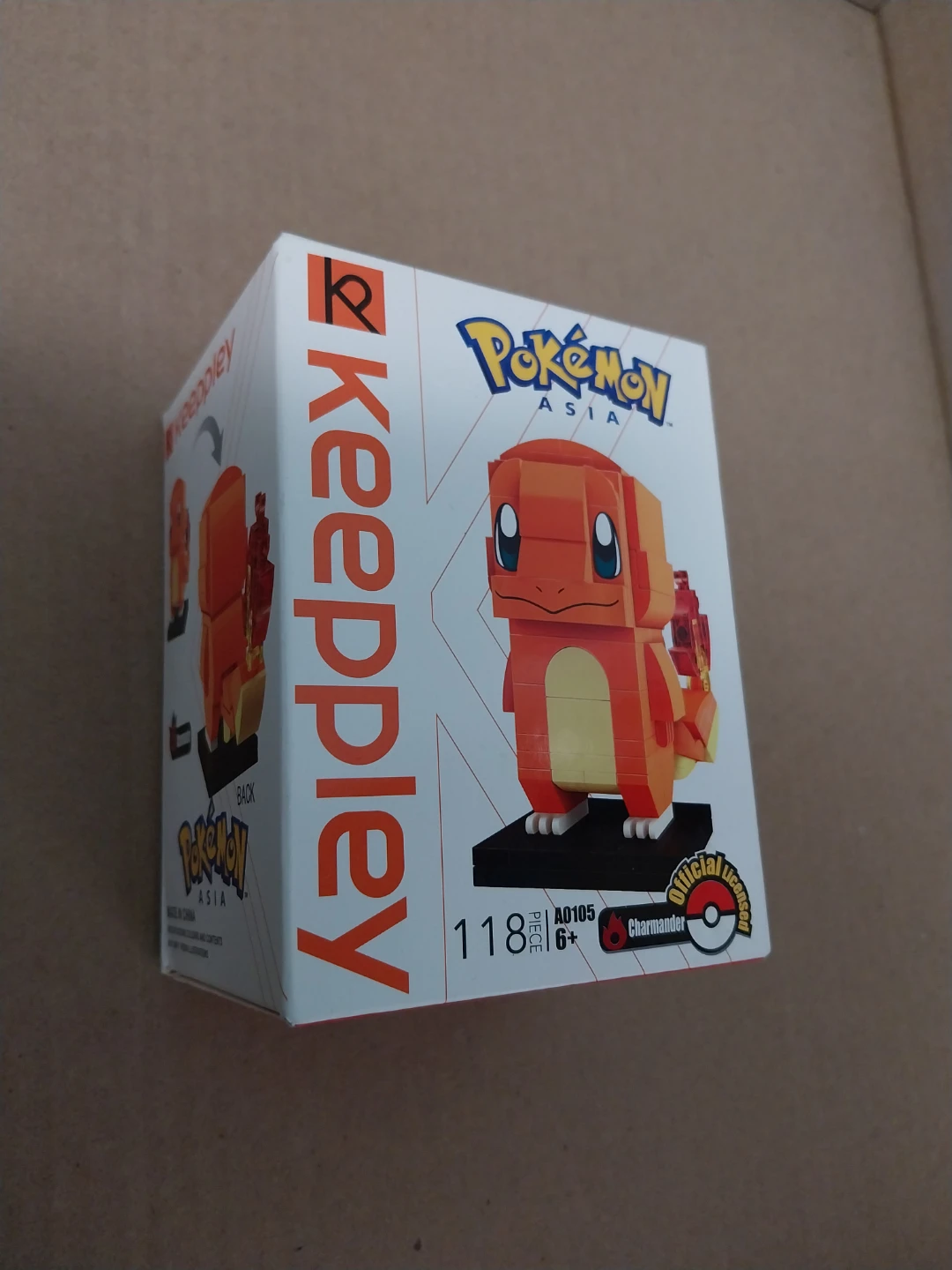 Keep Pley Pokemon Charmander Building Blocks Kit