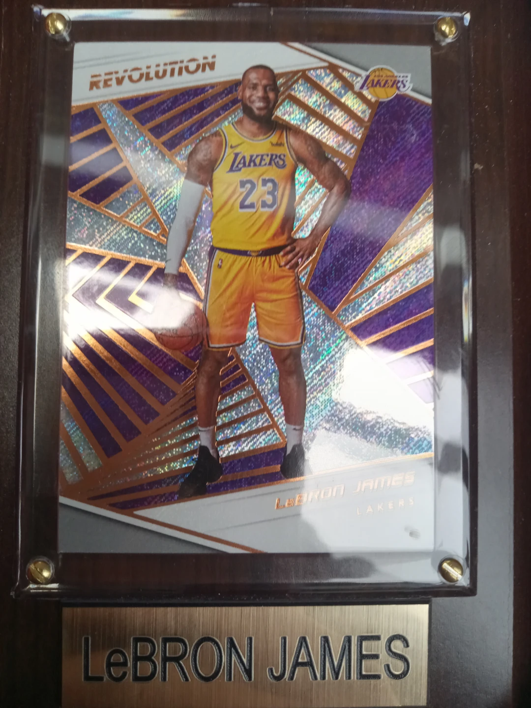LeBron James Lakers Revolution Basketball Card - photo 2