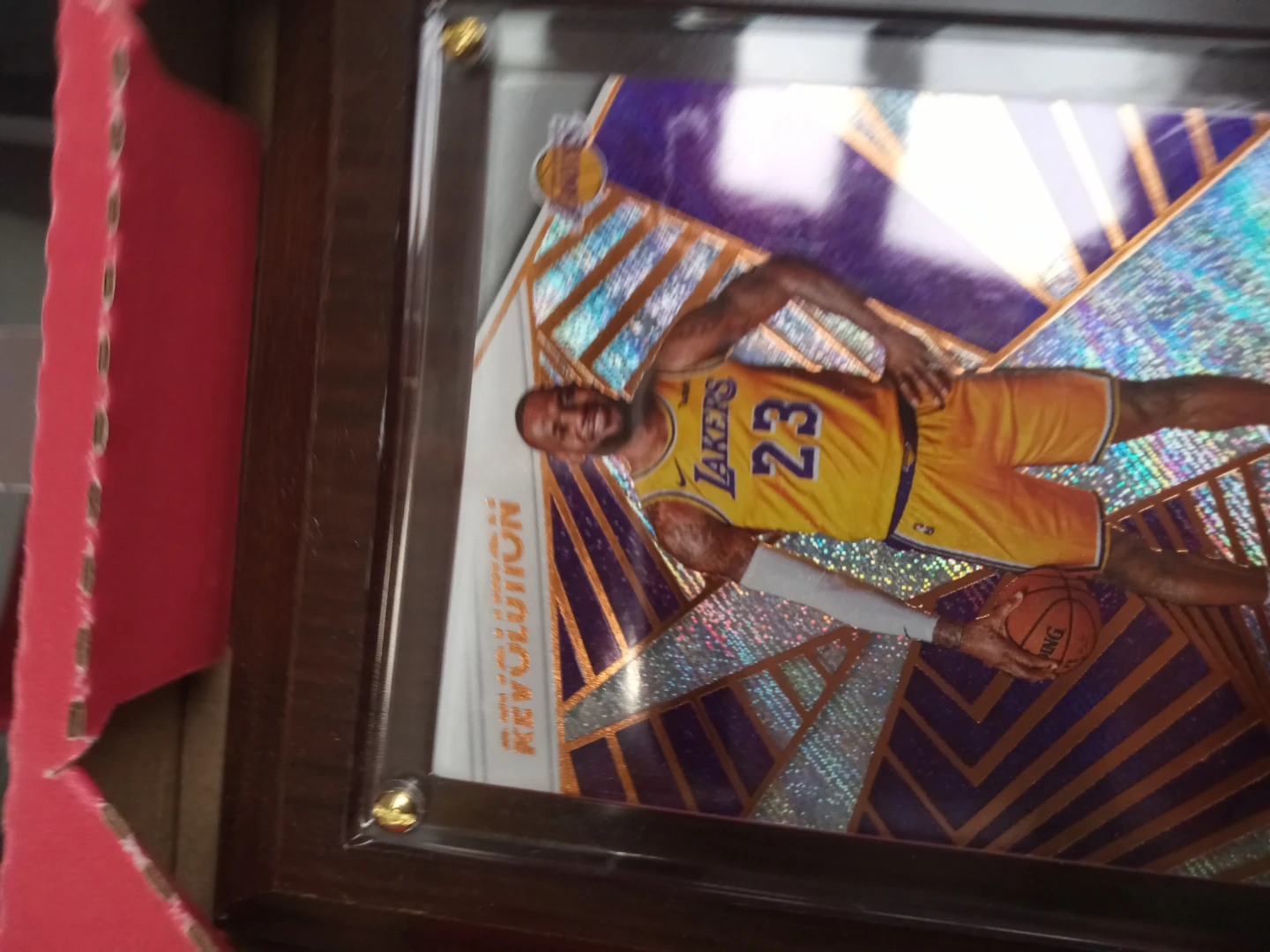 LeBron James Lakers Revolution Basketball Card - photo 3