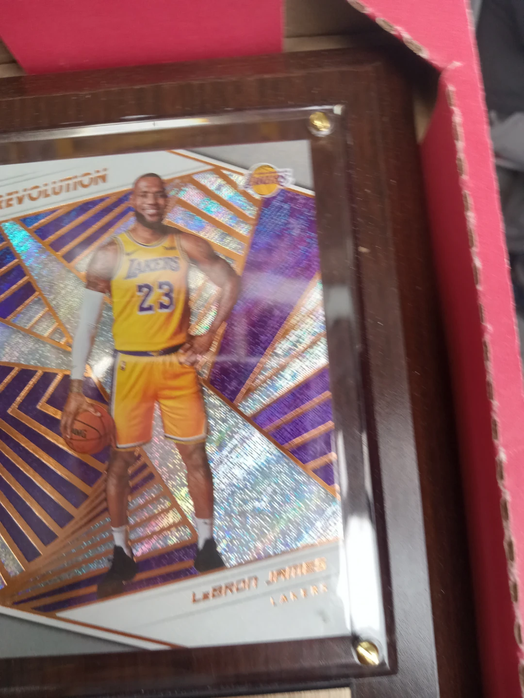 LeBron James Lakers Revolution Basketball Card - photo 4