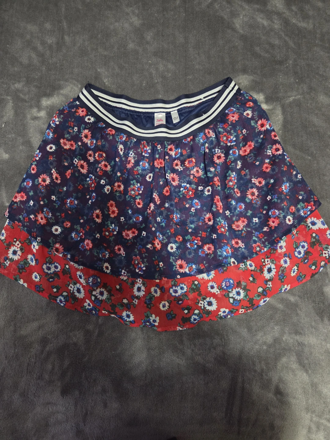 Justice Floral Skirt - Girls Size Medium