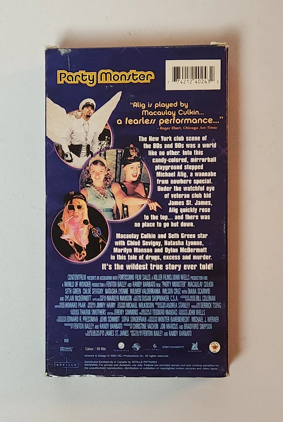 Party Monster VHS Tape - photo 3