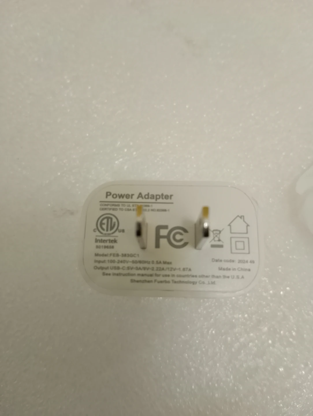 BNIB!!! ELT approvedPower Adapter