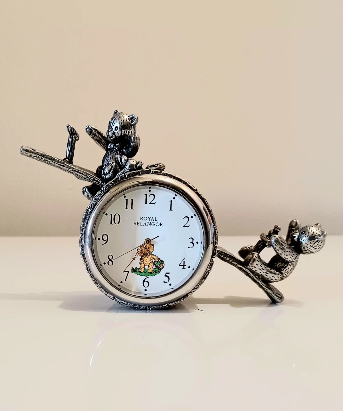 Vtg 1996 Royal Selangor Pewter Clock