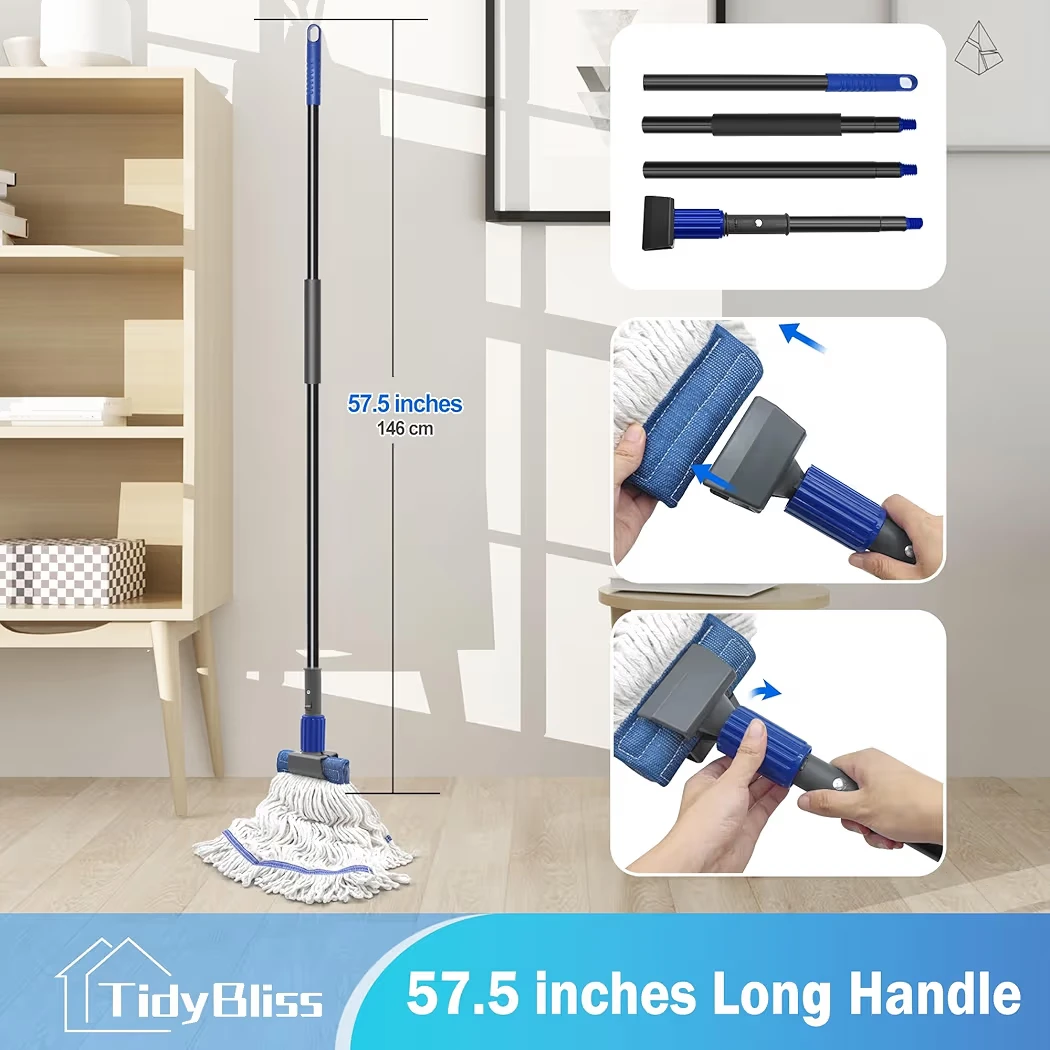 TidyBliss Mop with Long Handle - photo 3