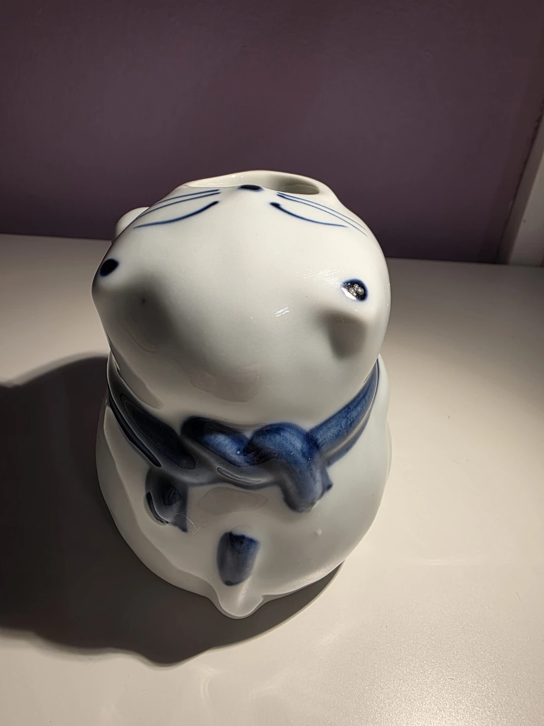 Kotobuki Maneki Neko Lucky Cat Vase - photo 3