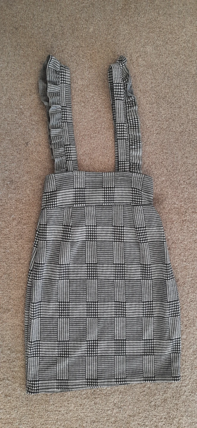 Plaid Ruffle Strap Bodycon Dress - photo 2