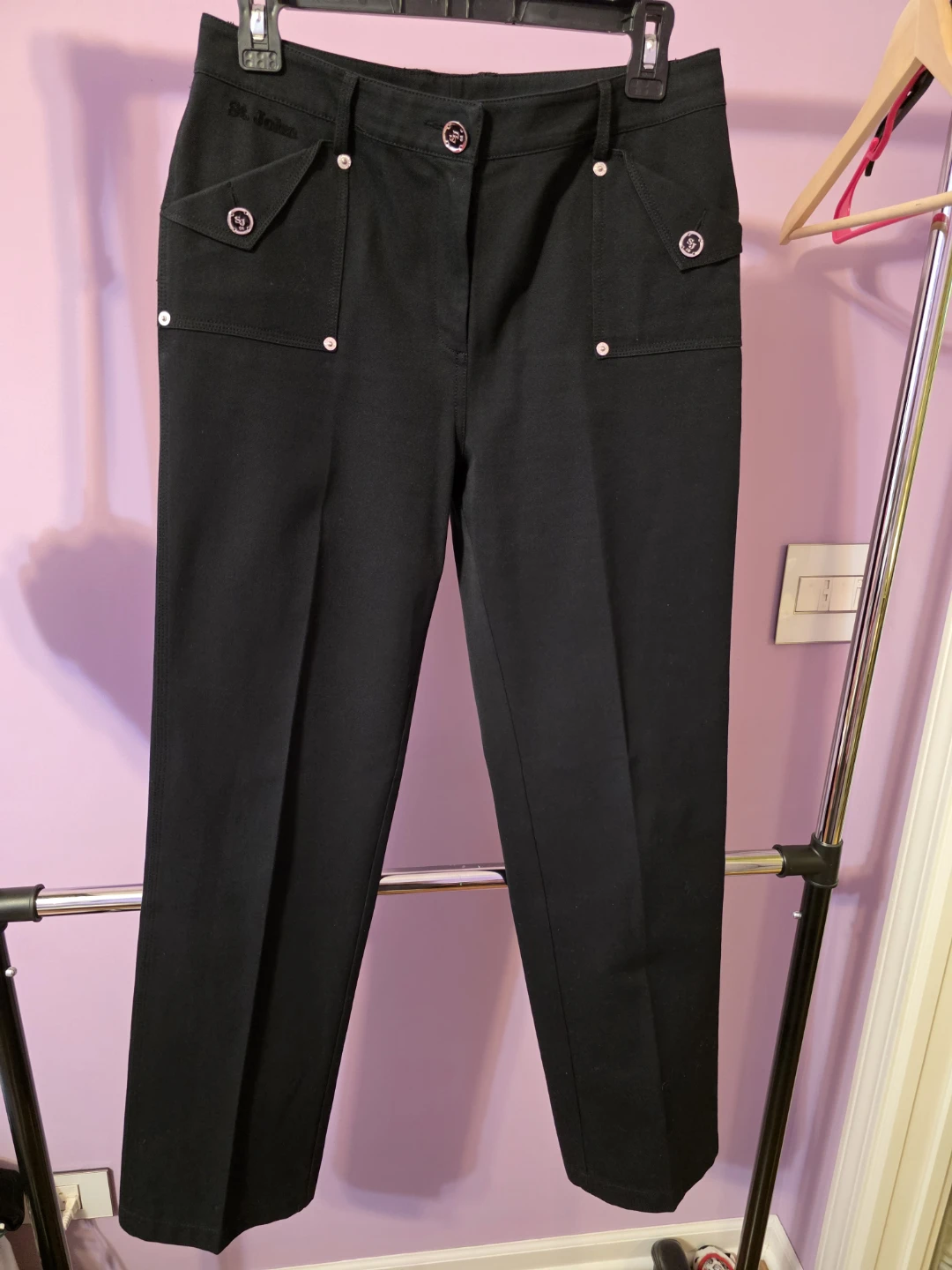 St. John Sport Black Pants Size 6