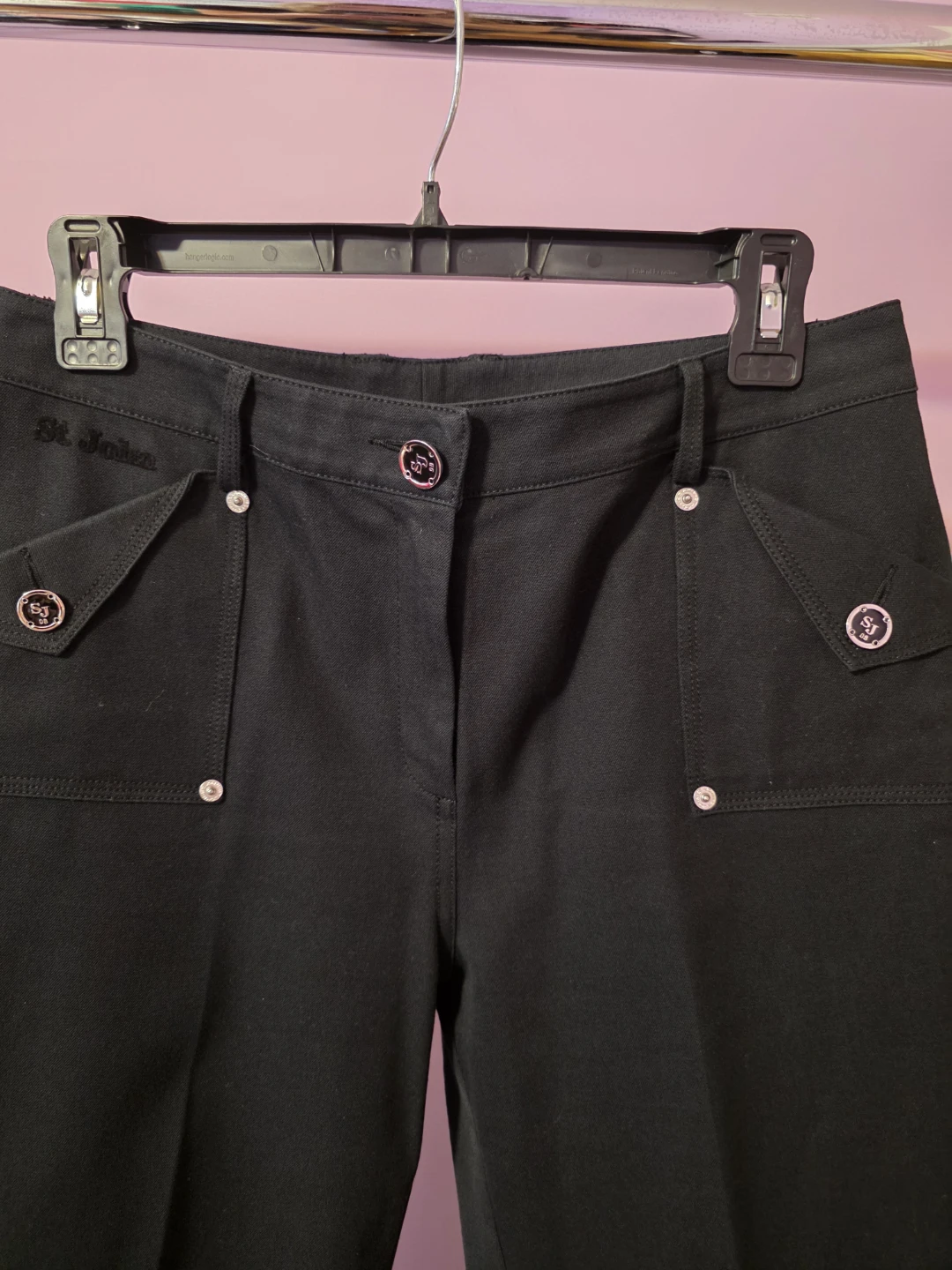St. John Sport Black Pants Size 6 - photo 2